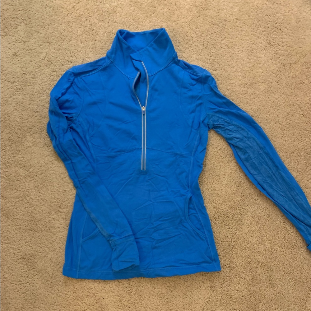 Blue Lululemon long sleeve top